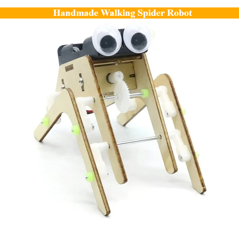 Science Project - Imagination DIY Handmade Walking Spider Robot