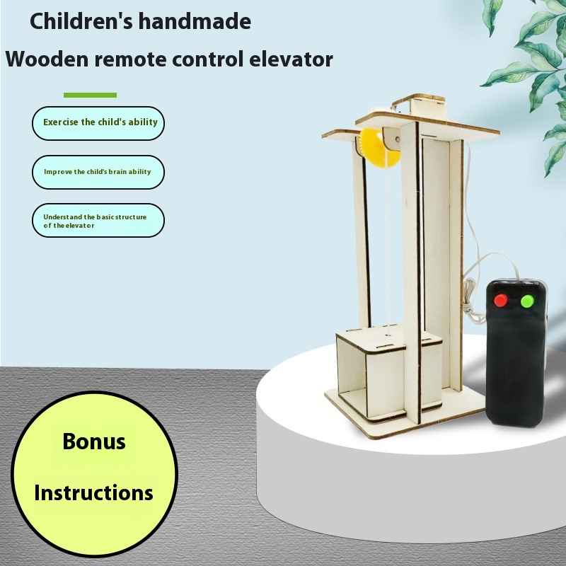 Science Project - DIY Elevator Model Educational STEM Building