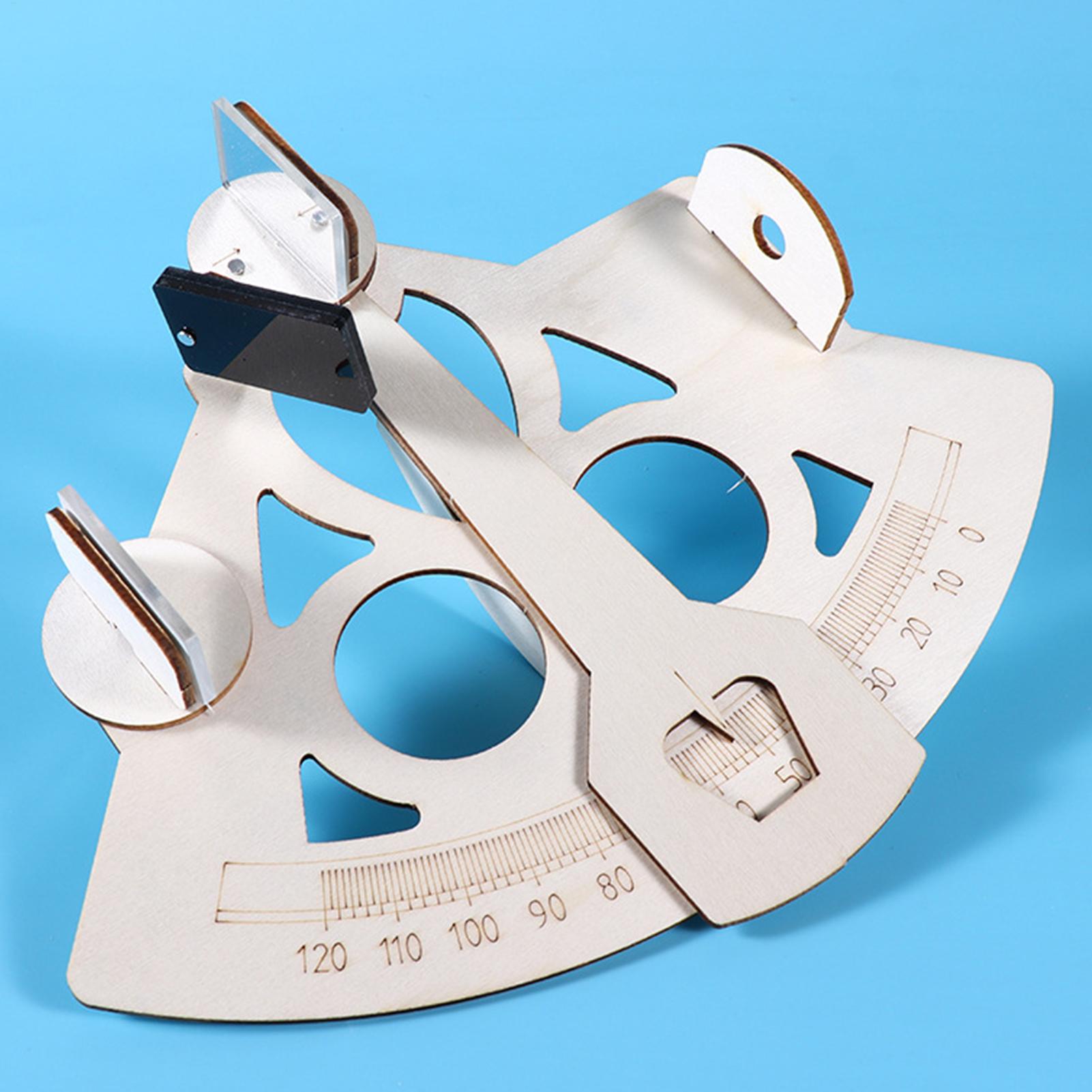 Science Project Kit - Wooden DIY Sailor Sextant Model Navigation