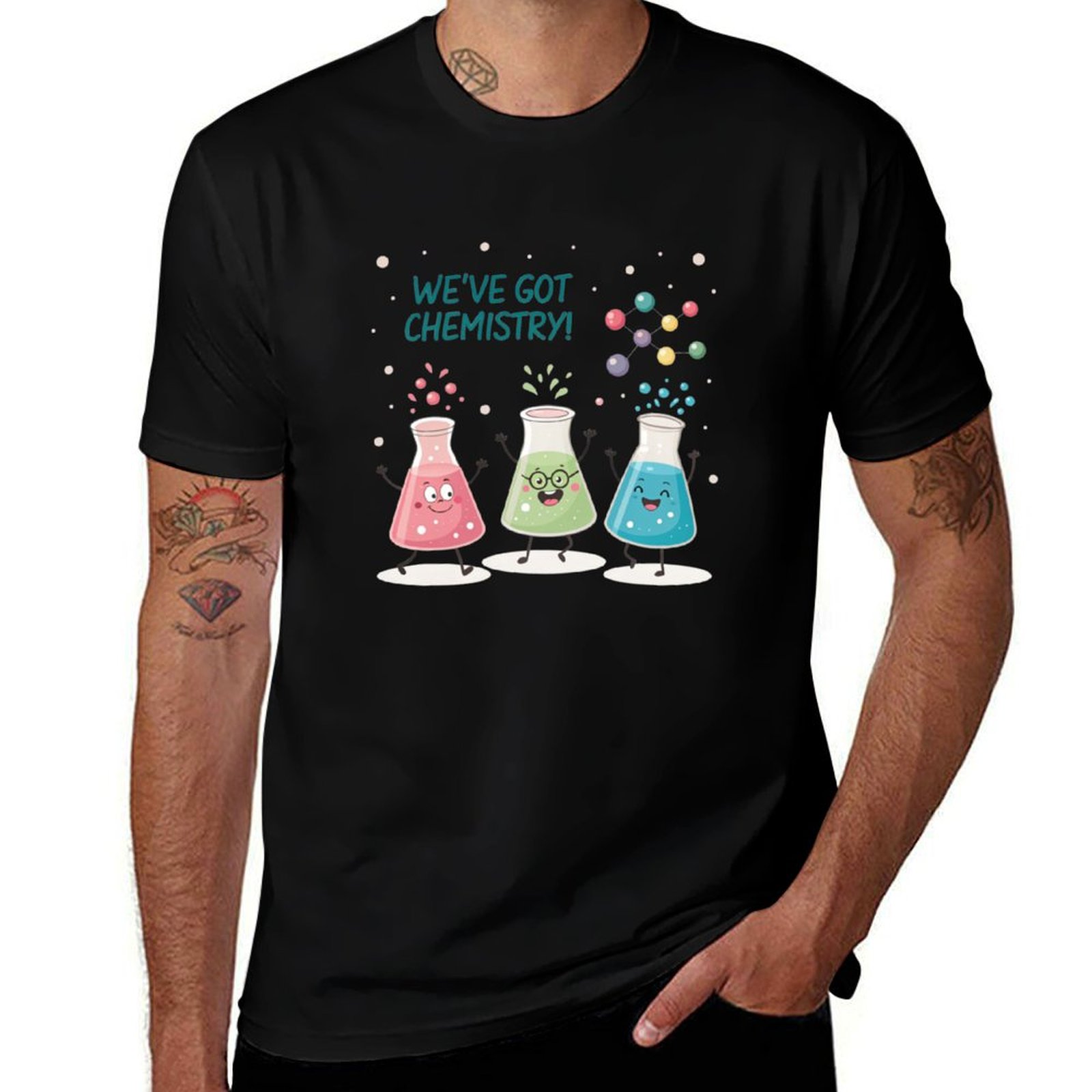 Science Buddy - Science Beaker Buddies T-Shirt Lightweight Hiking