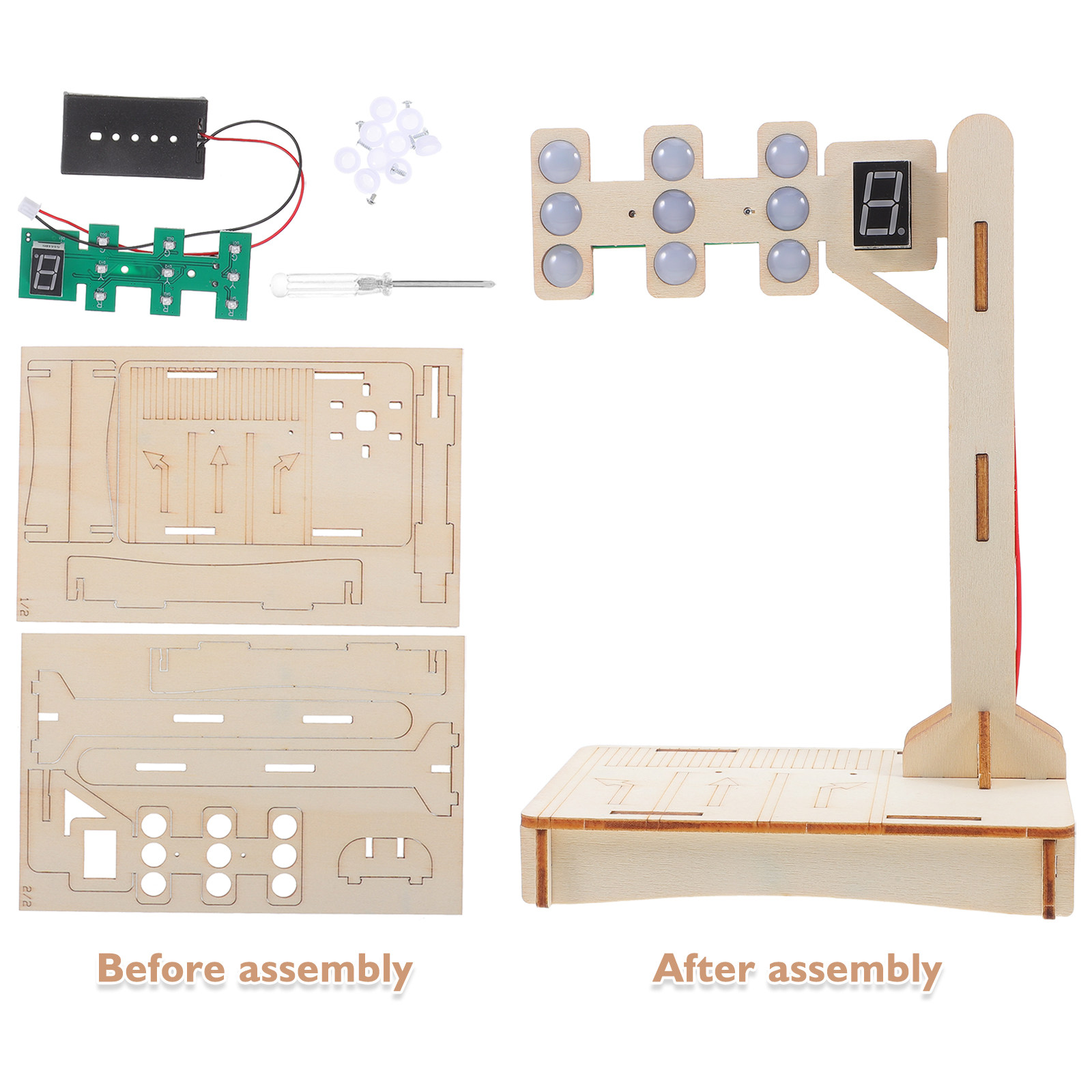 1Set Traffic Signal Educationa - Science Project review and price