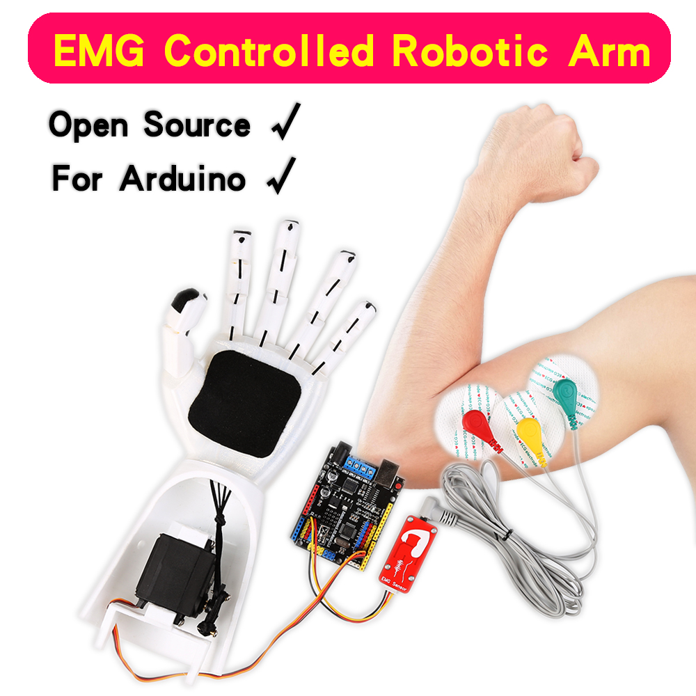 EMG Sensor Robotic Arm Electri - Science Project review and price