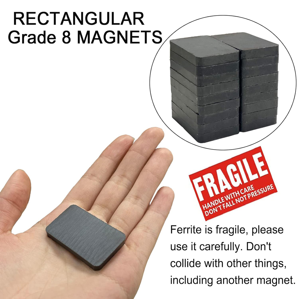 Ferrite Ceramic Blocks Magnets - Science And Hobby review and price