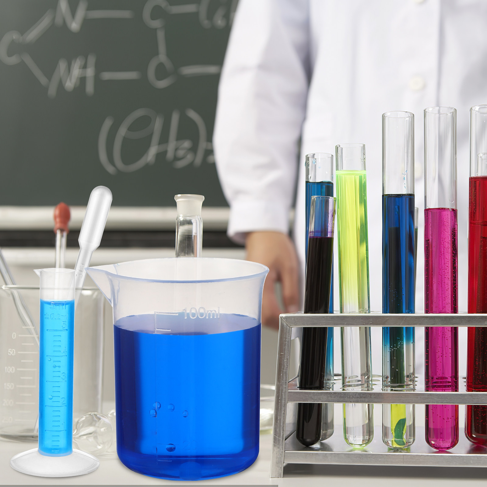 1 set 1 Set Plastic Graduated  - Science Experiment review and price