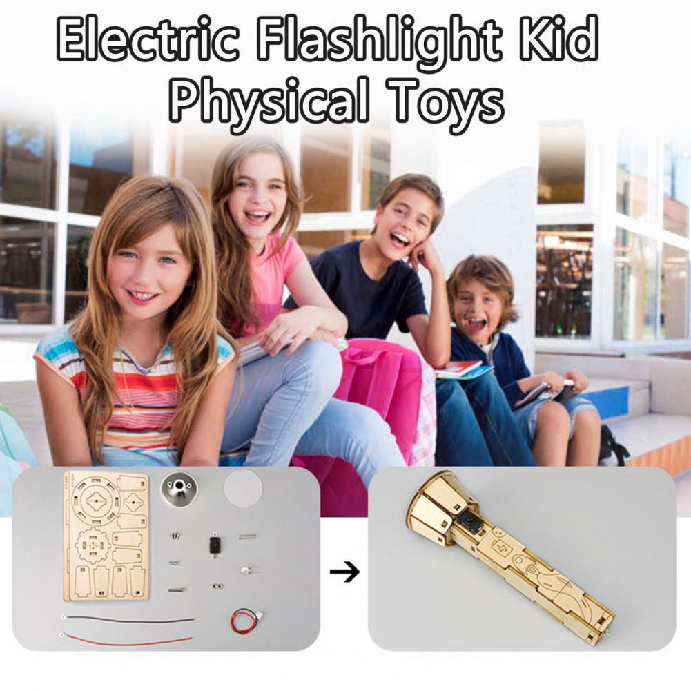 Wooden DIY Flashlight Puzzle K - Science Project review and price