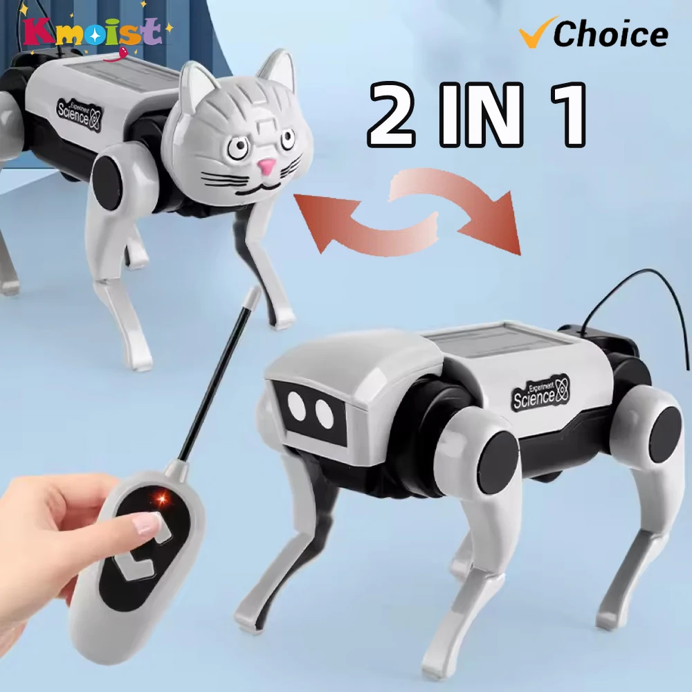 Solar Rc Robot Dog Kids Toy Sc - Science Project Robot review and price