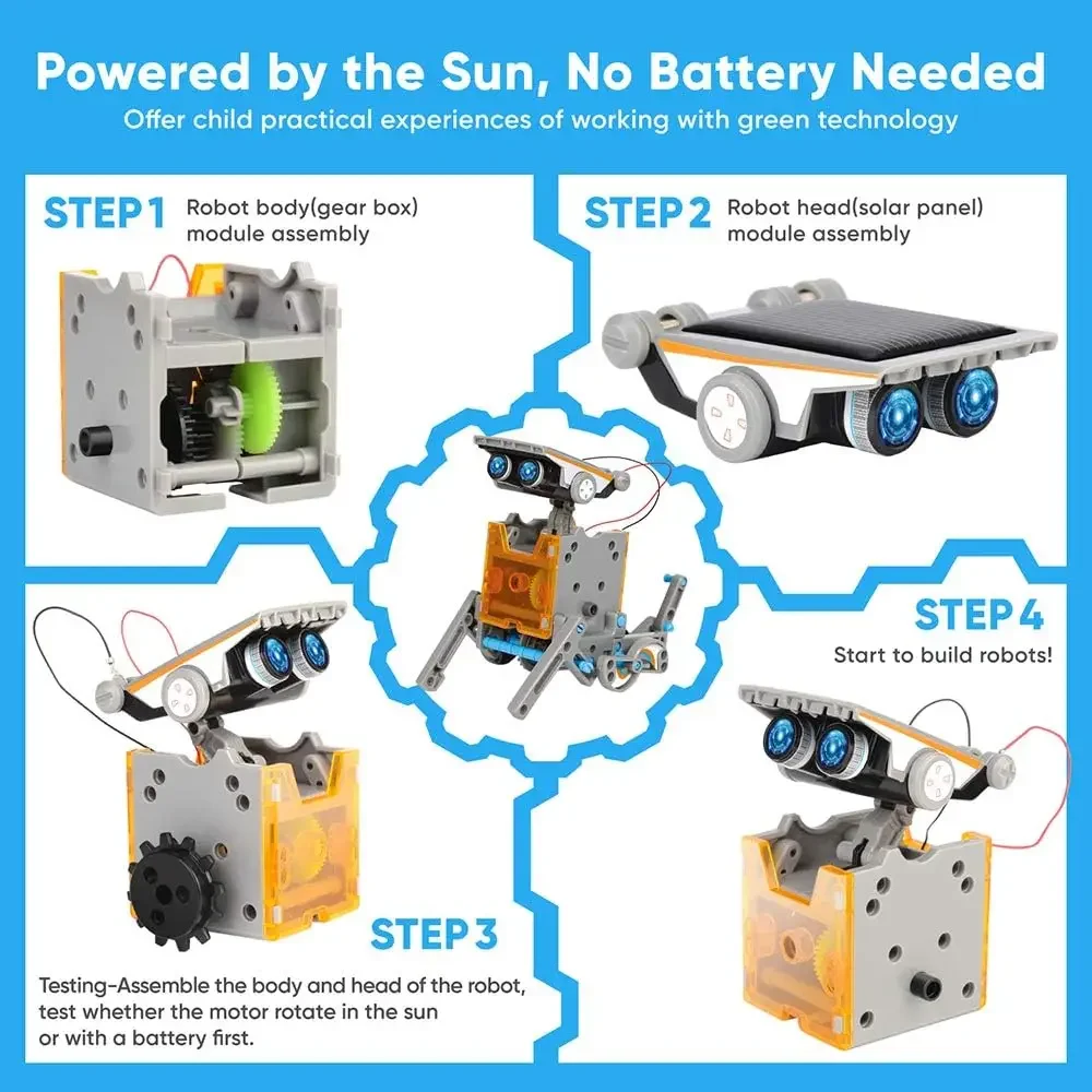 13-in-1 Education Solar Robot  - Science Project Robot review and price