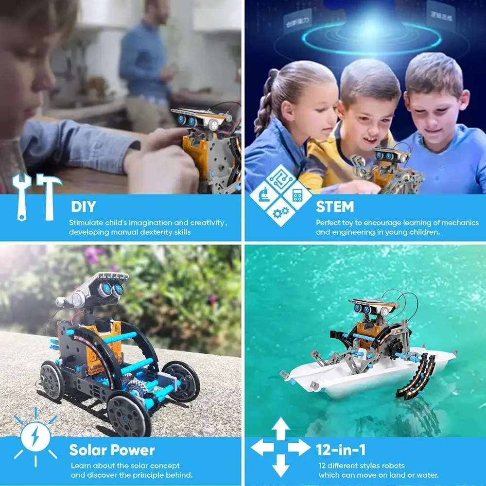 13-in-1 Education Solar Robot  - Science Project Robot review and price