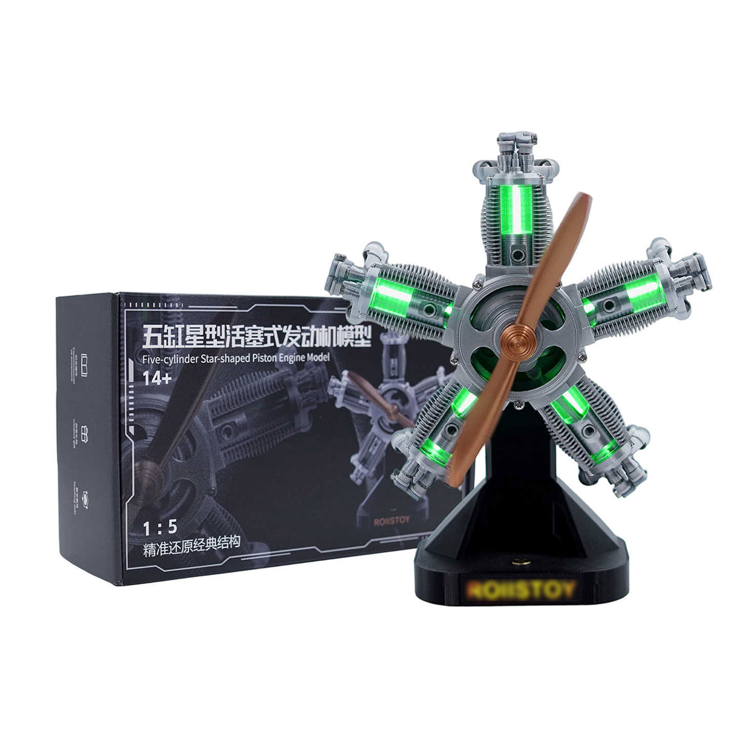 1:5 Scale 5-Cylinder 4-Stroke  - Science And Hobby review and price