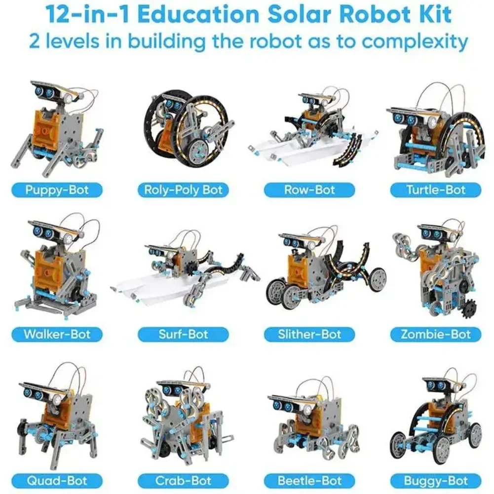 13 in 1 Solar Powered Robot Sc - Science Project Robot review and price
